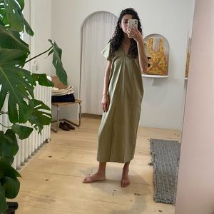BASERANGE Raw Silk Dress